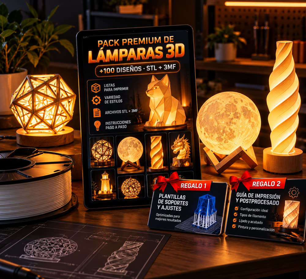 Pack Premium de Lámparas 3D