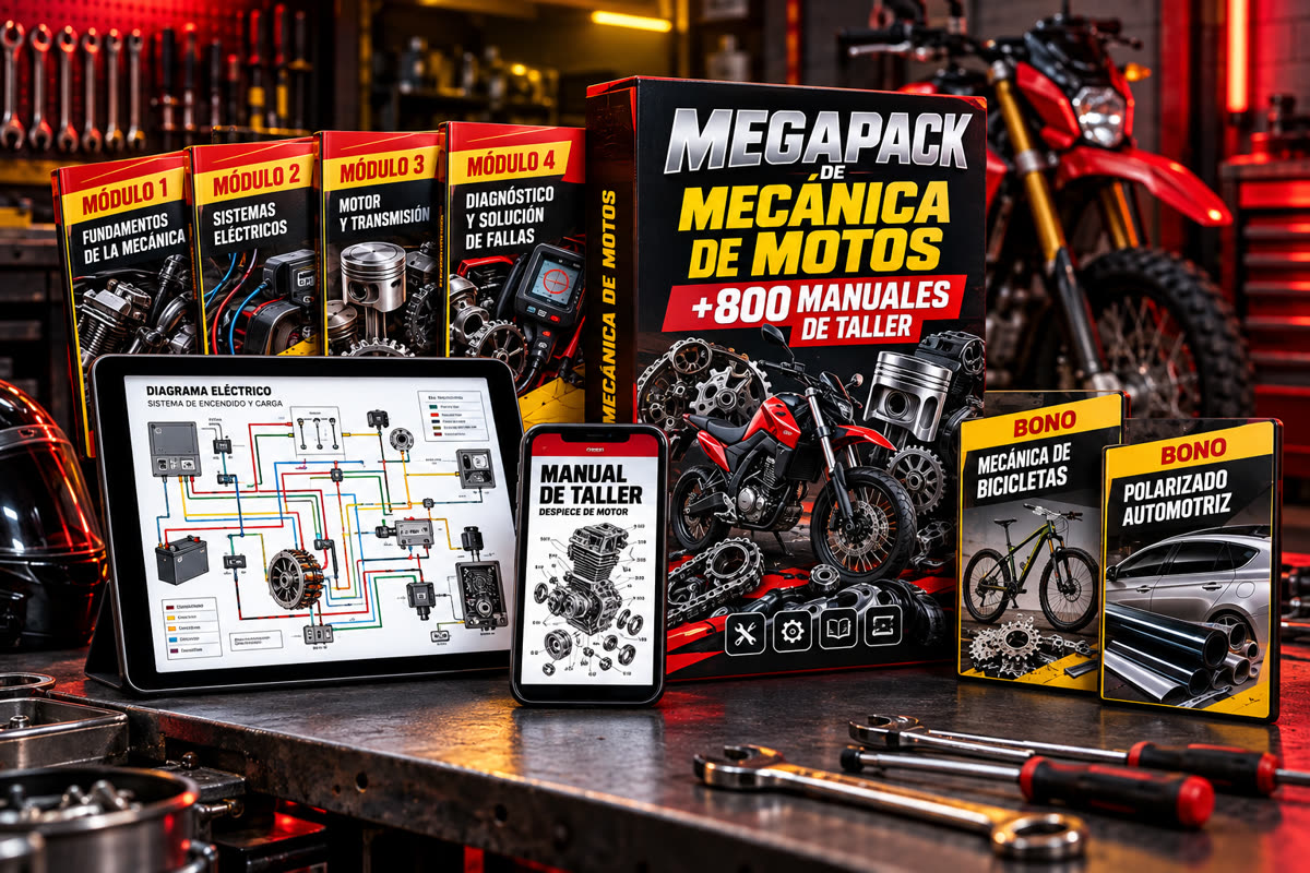 Megapack de Mecánica de Motos