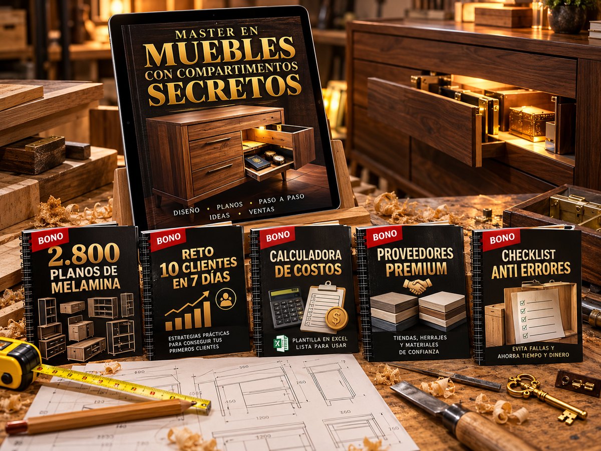 Master en Muebles con Compartimentos Secretos